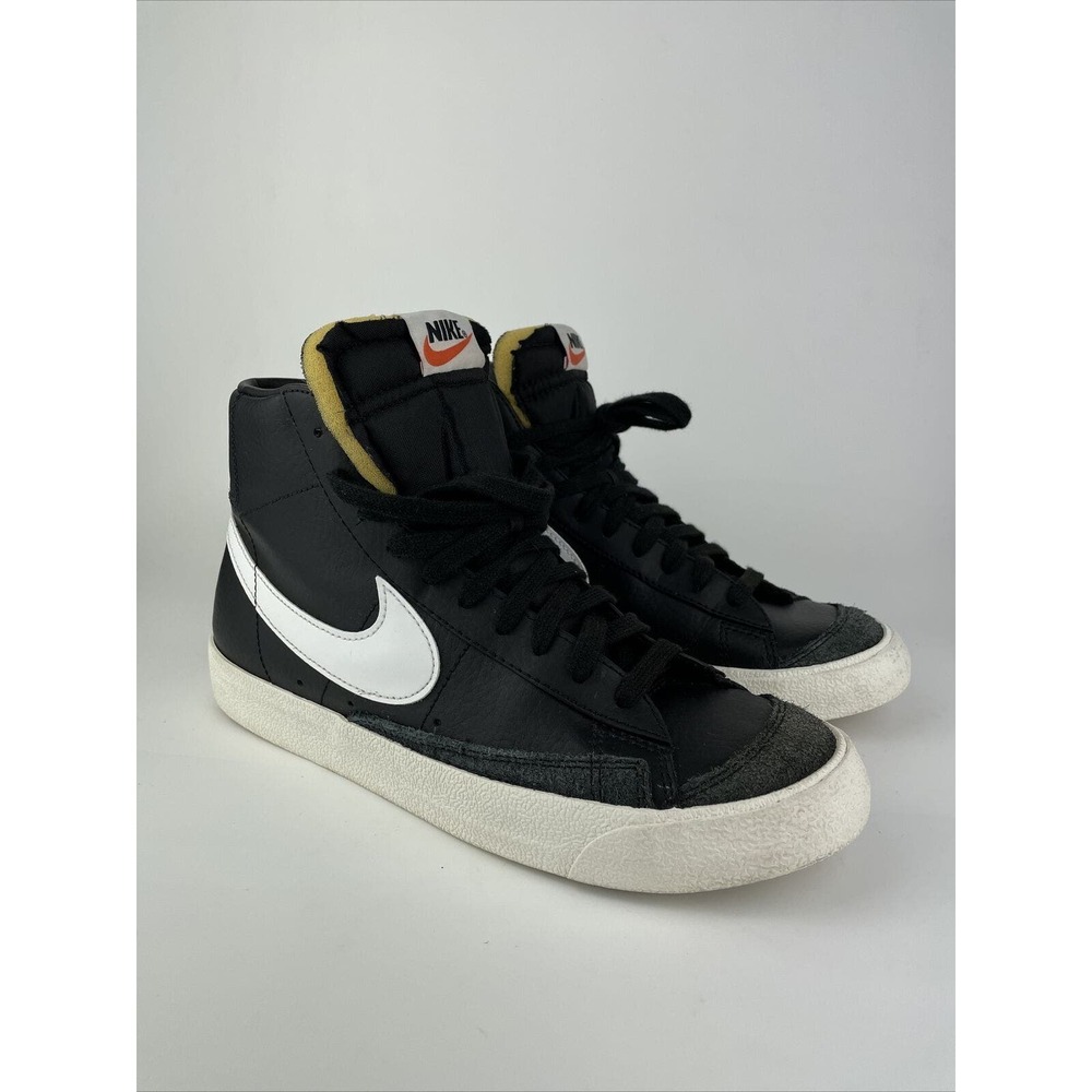 Nike Blazer Mid '77 Vintage Black White Sail BQ6806 002 Men's Size 9